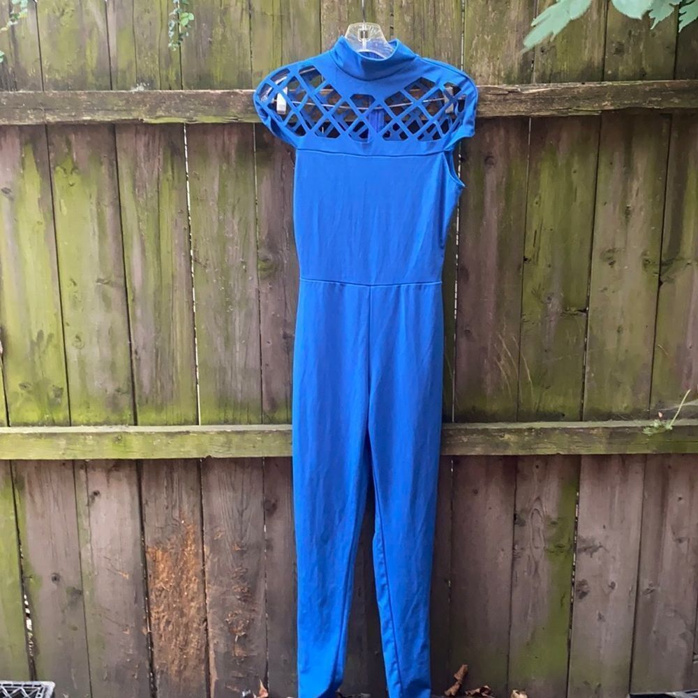 Blue jumpsuit sz. S